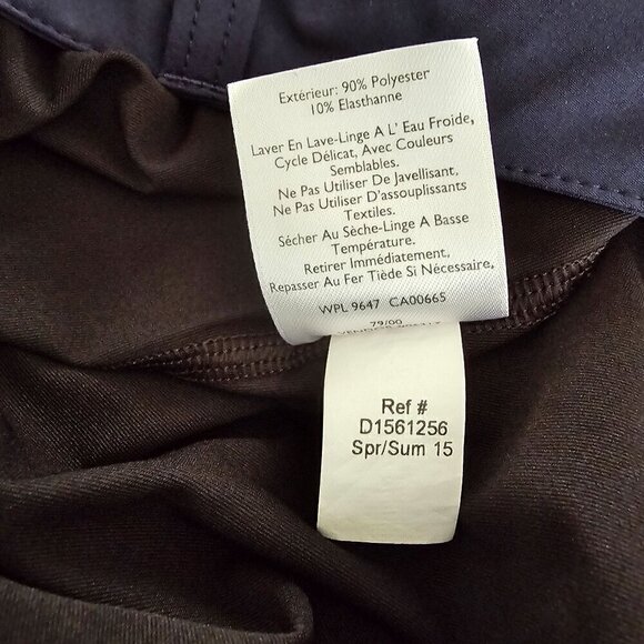 Eddie Bauer Women's Skort Size 10 Navy Blue Polyester Spandex Blend With Pockets - Picture 5 of 10